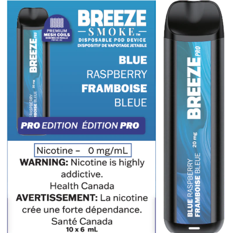 Breeze Zero Nic Blue Raspberry
