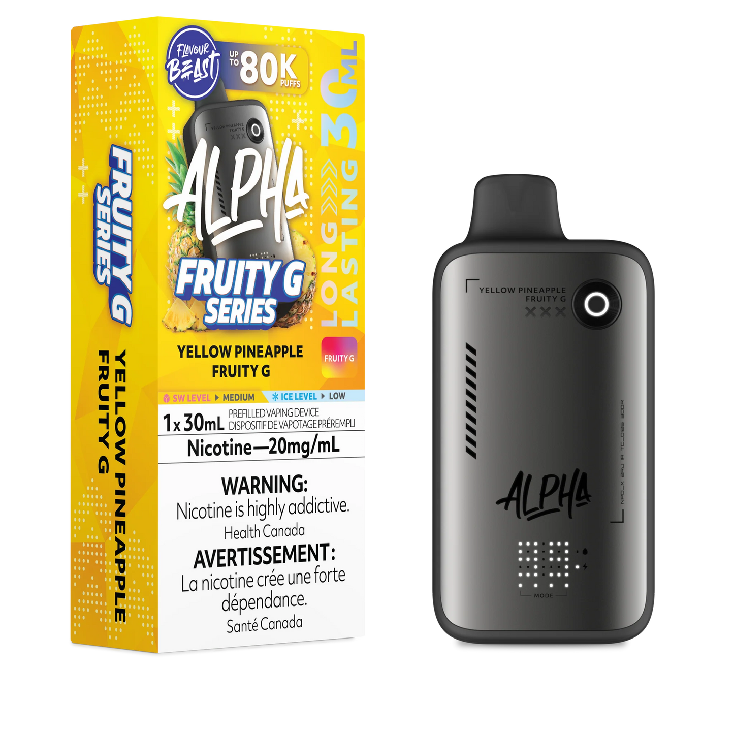 Fb Alpha 80k Yellow Pineapple Fruity G