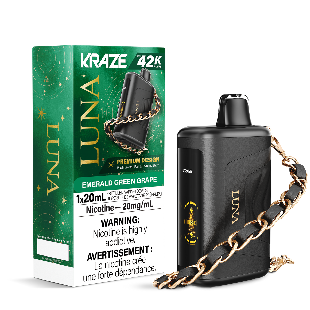 Kraze Luna 42k Emerald Green Grape