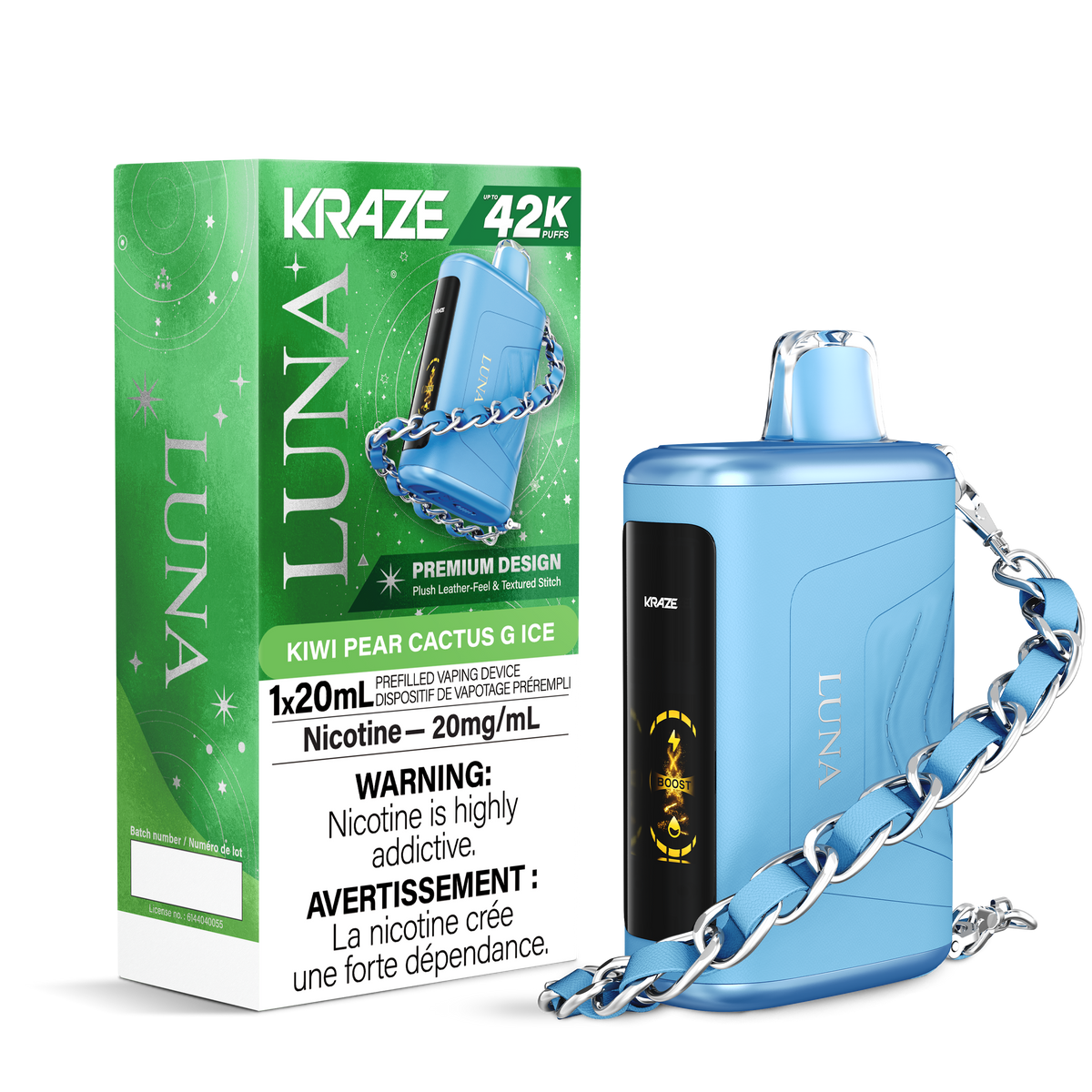 Kraze Luna 42k Kiwi Pear Cactus G Ice