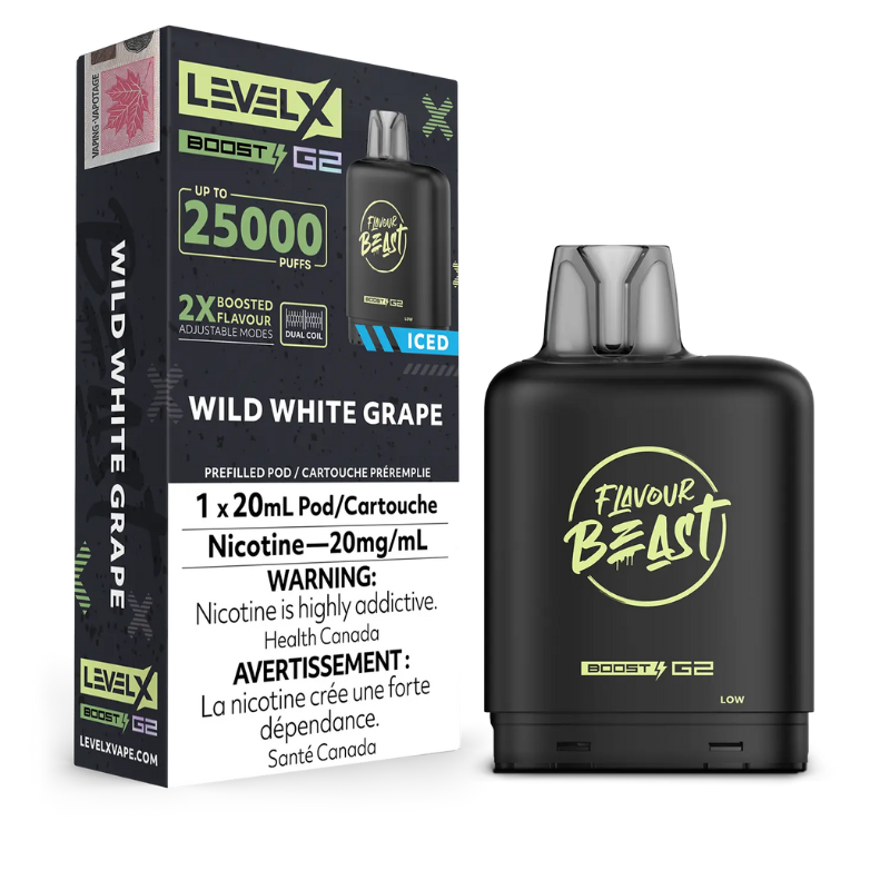 Flavour Beast Level X 25k Wild White Grape