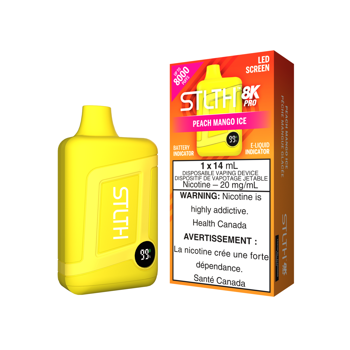 Stlth 8K/8K Pro Peach Mango Ice