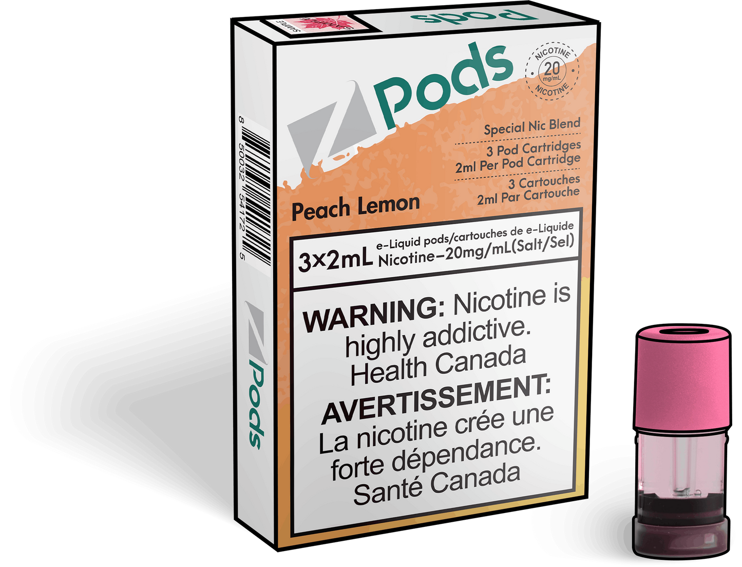 Zpods PEACH LEMON