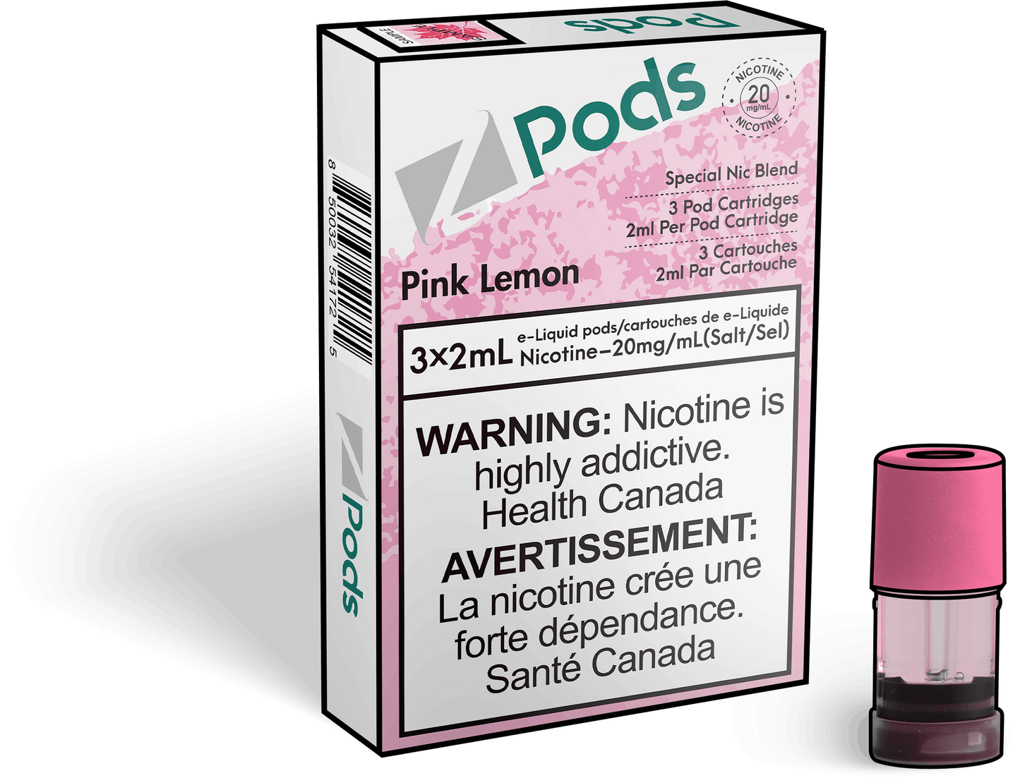 Zpods PINK LEMON