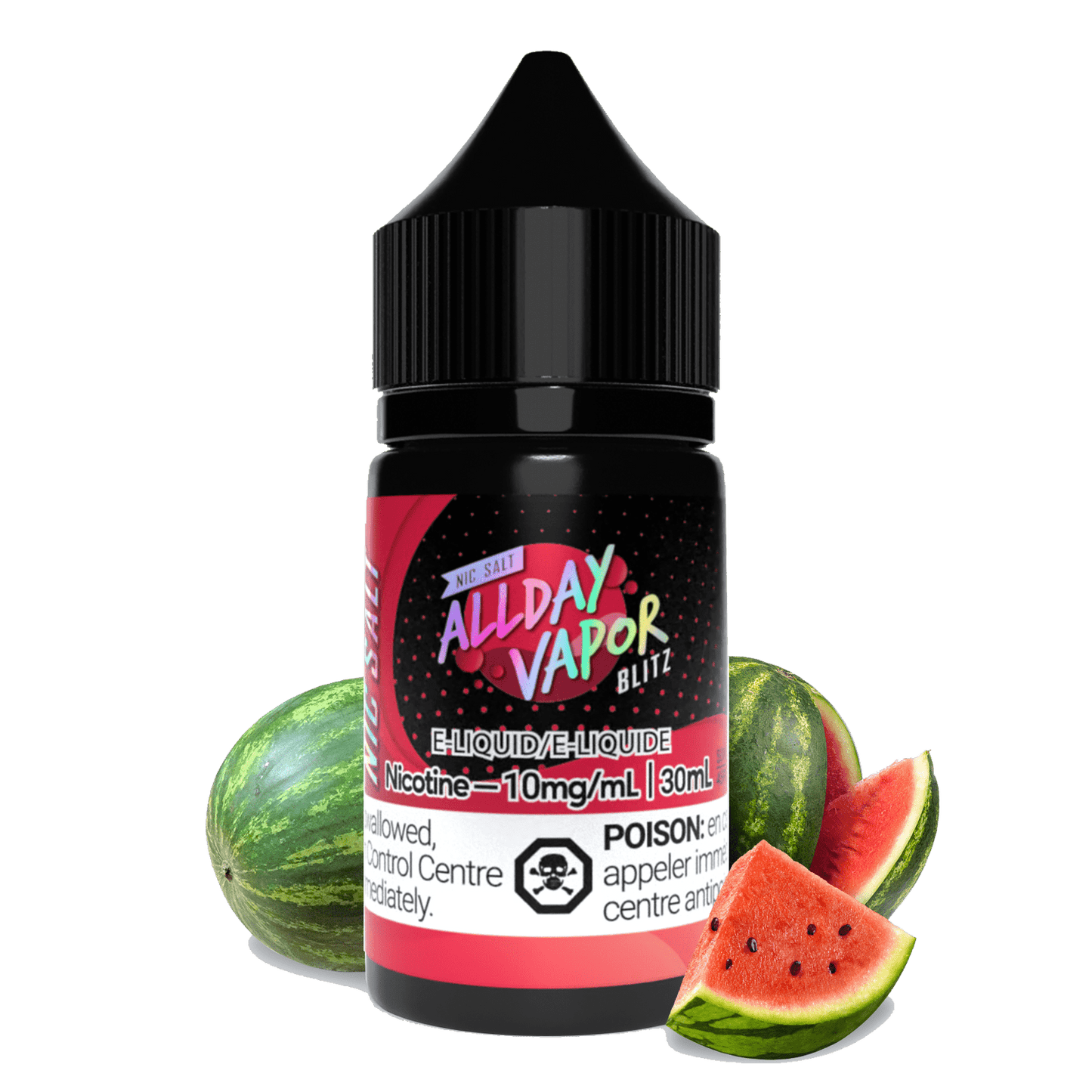 Allday Vapor Watermelon Blitz SALT 10MG/30ML