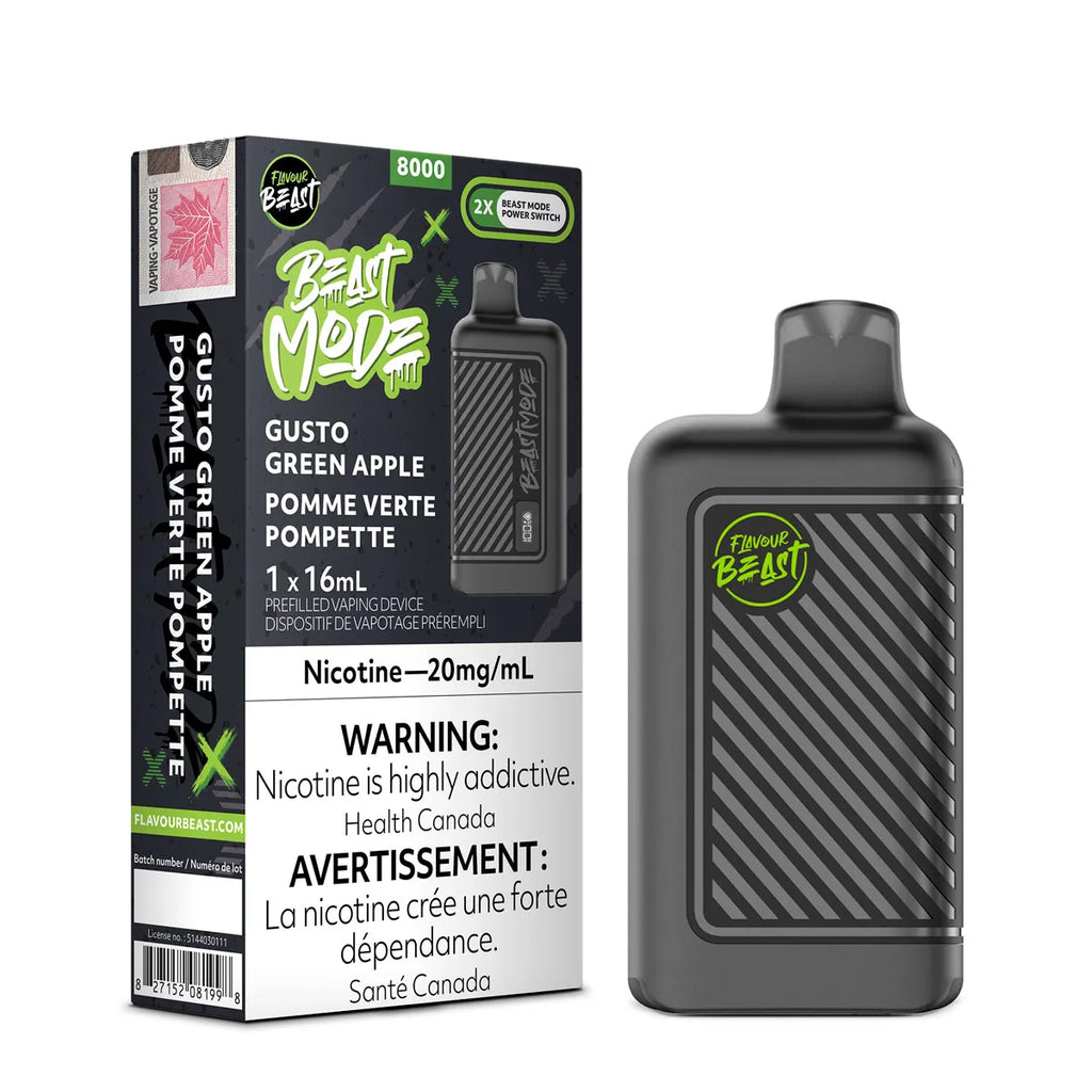 Flavour Beast 8k Gusto Green Apple