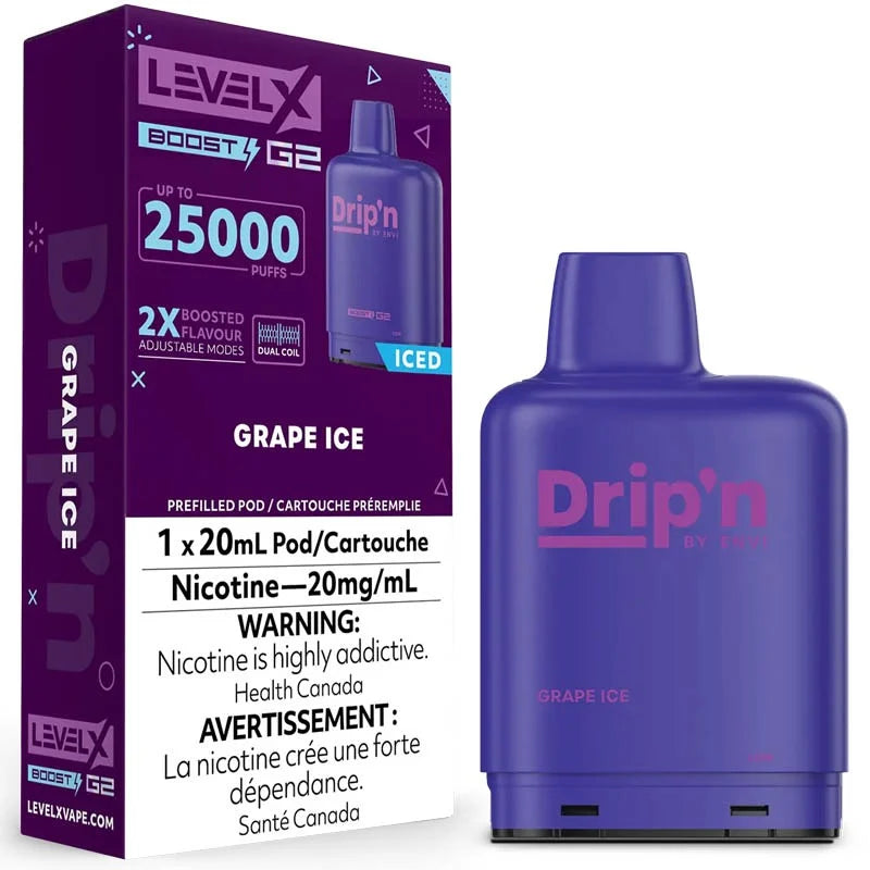 Dripn Level X 25k Grape Ice