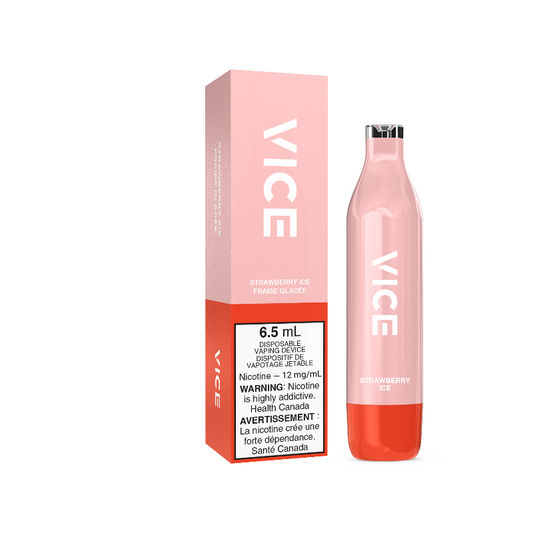 Vice 2500 0%nic Strawberry Ice