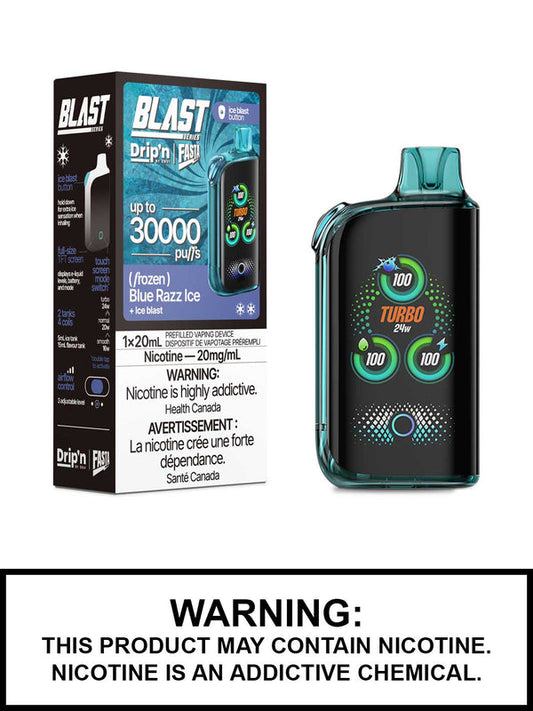 Dripn Sour 30k Blue Razz Ice