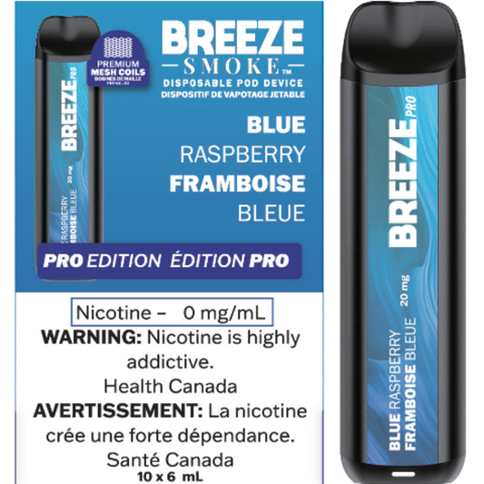 Breeze Zero Nic  Blue Raspberry