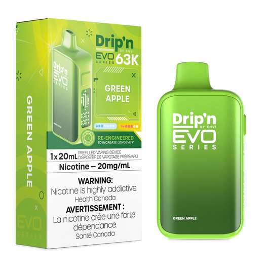 Dripn Evo 63k Green Apple