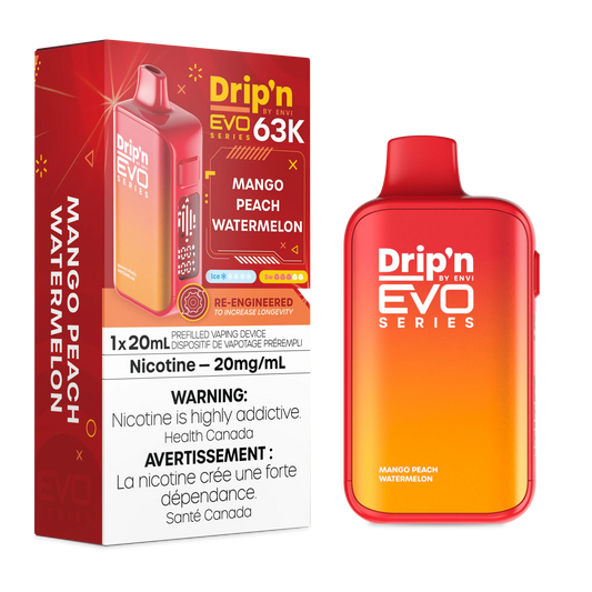 Dripn Evo 63k Mango Peach Watermelon