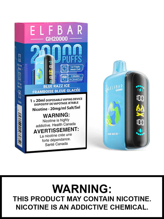 Elfbar Gh20000 Blue Razz Ice