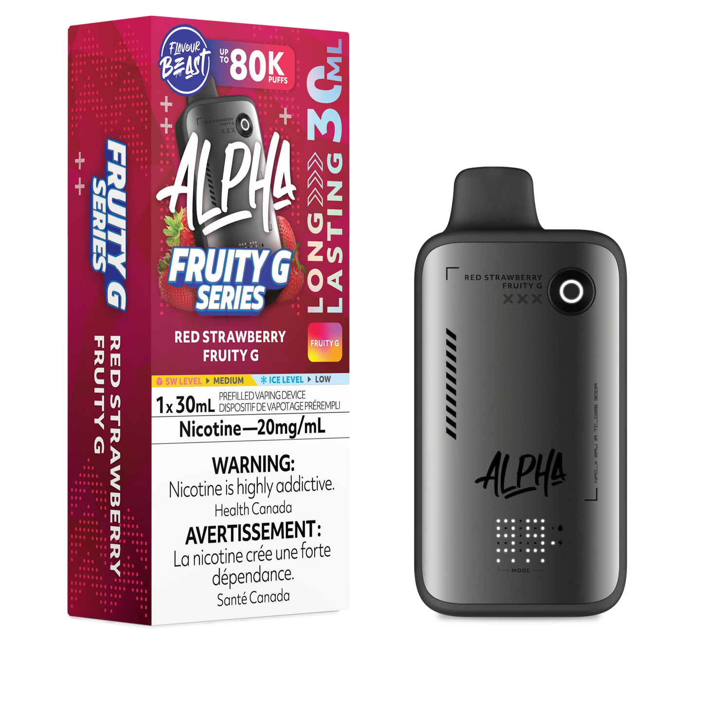 Fb Alpha 80k Red Strawberry Fruity G