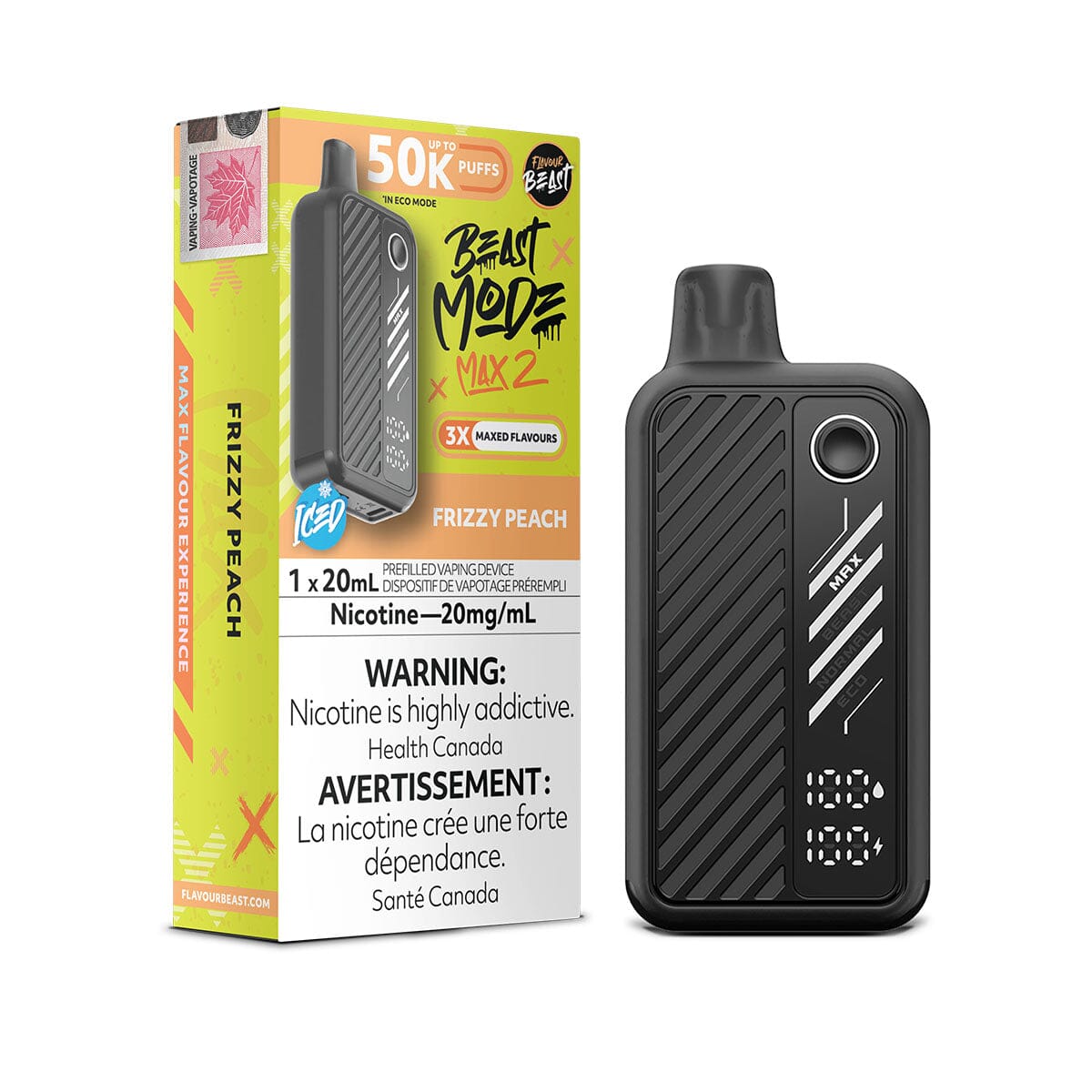 Flavour Beast Max2 50k Frizzy Peach