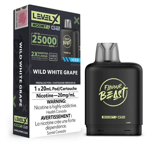 Flavour Beast Level X 25k Wild White Grape