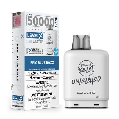 Level X G2 Ultra 50k Unleashed Epic Blue Razz