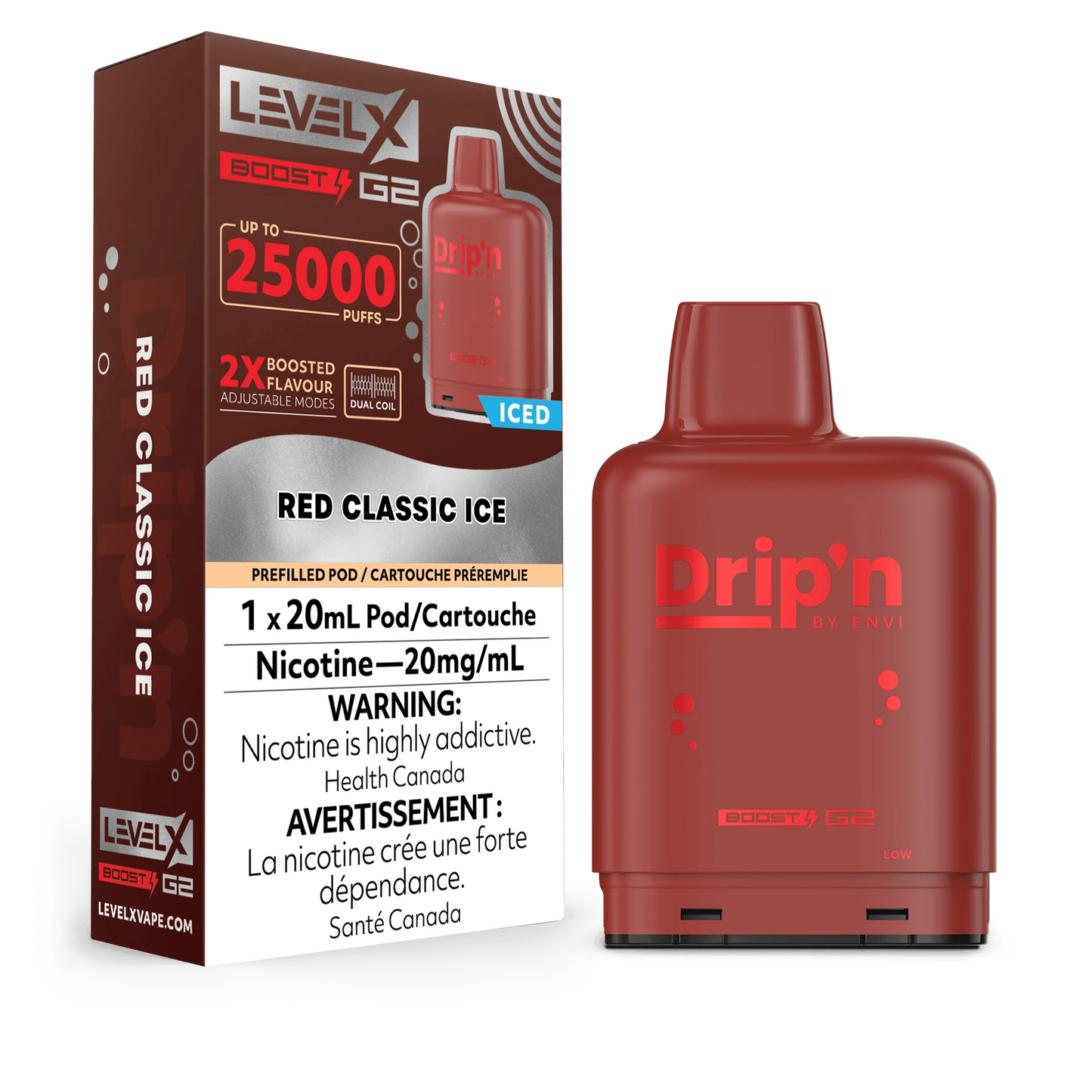 Dripn Level X 25k Red Classic Ice