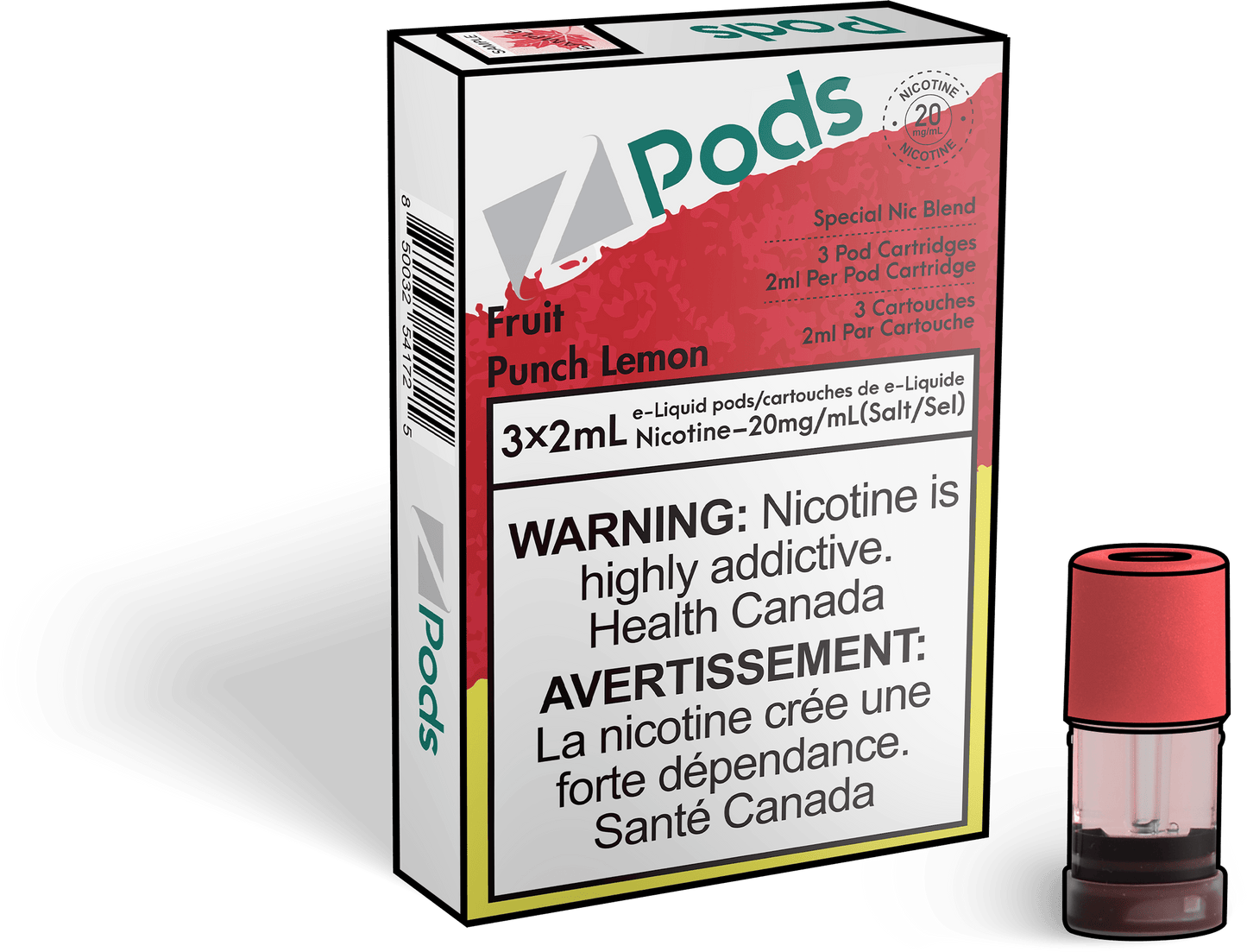 Zpods Fruit Punch Lemon