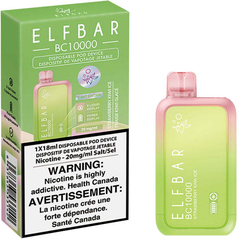Elfbar 10k Strawberry Kiwi Ice