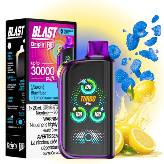 Dripn Fusion 30k Blue Razz Lemon