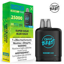Flavour Beast Level X 25k Super Sour Blue Razz