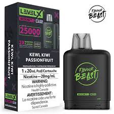 Flavour Beast Level X 25k Kewl Kiwi Passionfruit