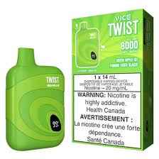 Vice Twist 8000 Green Apple Ice