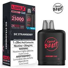 Flavour Beast Level X 25k Sic Strawberry