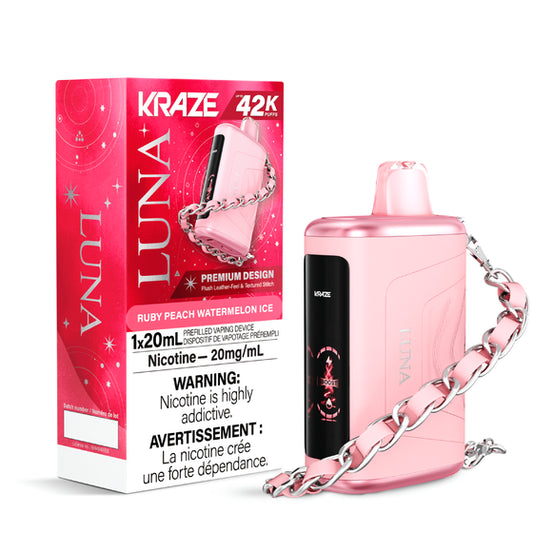Kraze Luna 42k Ruby Peach Watermelon Ice