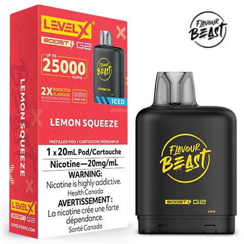Flavour Beast Level X 25k Lemon Squeeze