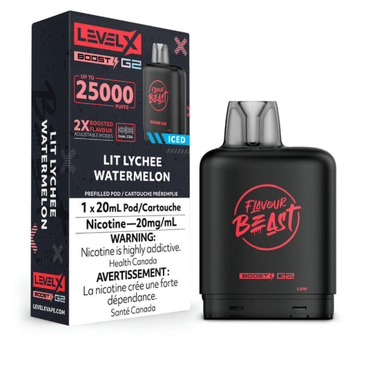 Flavour Beast Level X 25k Lit Lychee Watermelon