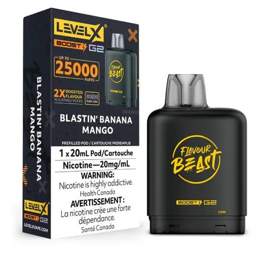 Flavour Beast Level X 25k Blastin Banana Mango