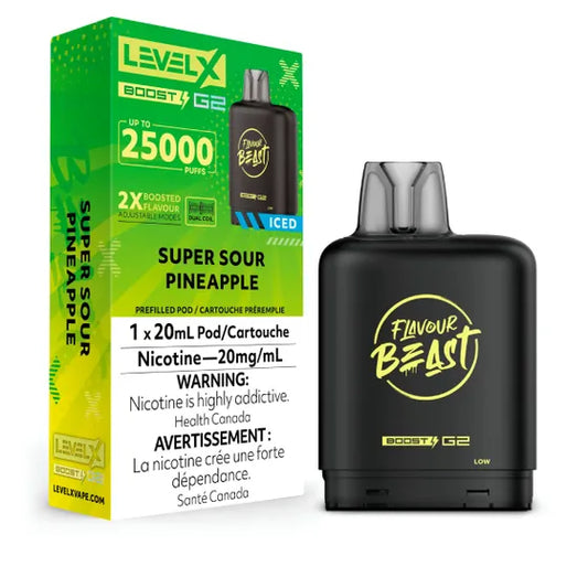 Flavour Beast Level X 25k Super Sour Pineapple