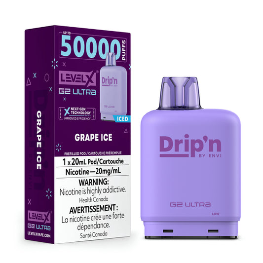Dripn Level X 50k Grape Ice