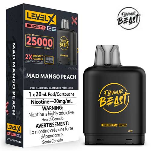 Flavour Beast Level X 25k Mad Mango Peach